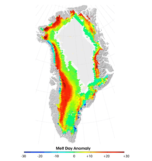 Unprecedented May Heat In Greenland, Temperature Hits Stunning 76.6°F