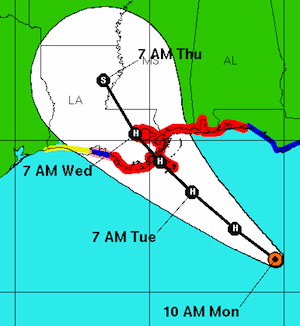 Isaac Poised To ‘Torment’ New Orleans As Category 1 Hurricane On ...