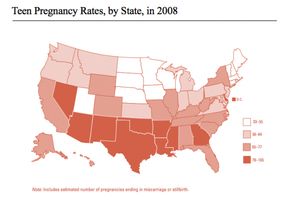 States With The Highest Teen Pregnancy Rates Lack Adequate Sex Ed ...