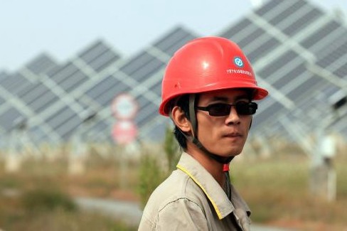 China could get 85 percent of its electricity from renewable resources by 2050. CREDIT: UPI/STEPHEN SHAVER