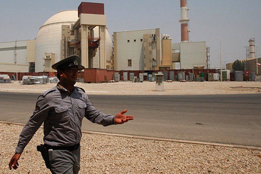 Iran’s nuclear facility at Bushehr CREDIT: AP