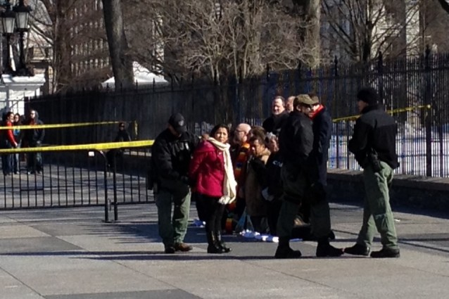 Herminia Gallego Lopez is beginning a hunger strike to protest her daughter’s detention in Arizona. CREDIT: ThinkProgress/ Esther Y. Lee