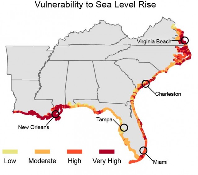 CREDIT: National Climate Assessment/(Data from Hammar-Klose and Thieler 2001