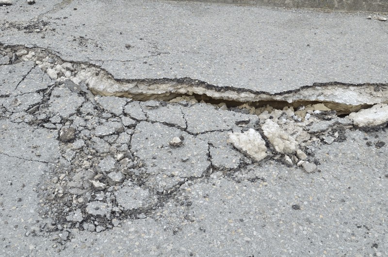 Damage from an earthquake. CREDIT: SHUTTERSTOCK