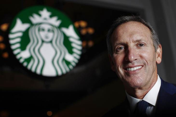 Starbucks CEO Howard Schultz CREDIT: REUTERS