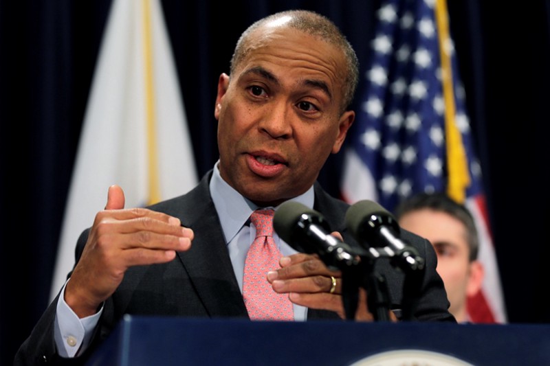 Massachusetts Gov. Deval Patrick CREDIT: AP PHOTO/CHARLES KRUPA