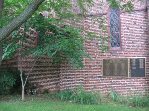 The memorial garden outside DC’s St. Stephen’s Church. CREDIT: Christie Thompson