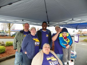 SEIU 503, Local 125 Shop Mob CREDIT: Stephen Walsh