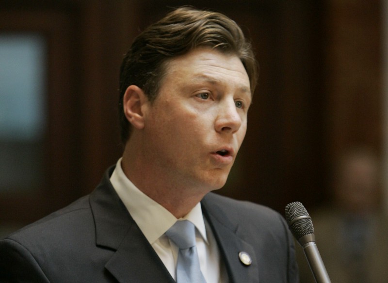 Kentucky state Sen. Brandon Smith. CREDIT: AP PHOTO/ED REINKE