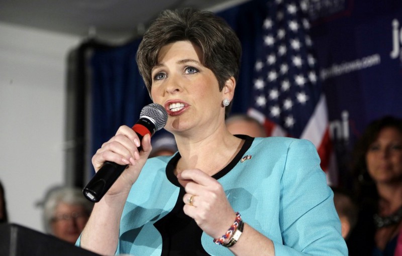 Iowa Senate nominee Joni Ernst (R) CREDIT: AP PHOTO/CHARLIE NEIBERGALL