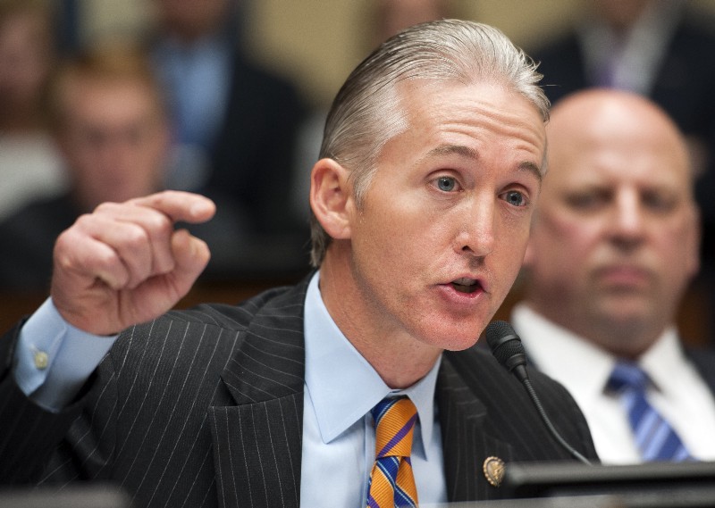 Benghazi Committee Chair Rep. Trey Gowdy (R-SC) CREDIT: AP PHOTO/CLIFF OWEN, FILE