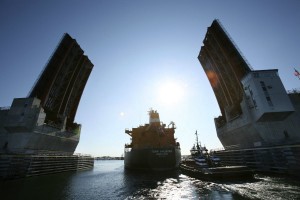 Portland Harbor, a potential export point for Canadian tar sands crude. CREDIT: AP Photo/Robert F. Bukaty