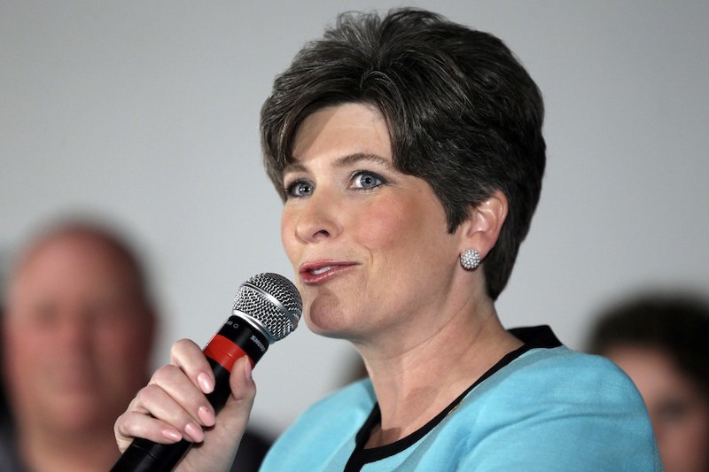 Iowa State Sen. Joni Ernst (R). CREDIT: AP PHOTO / CHARLIE NEIBERGALL