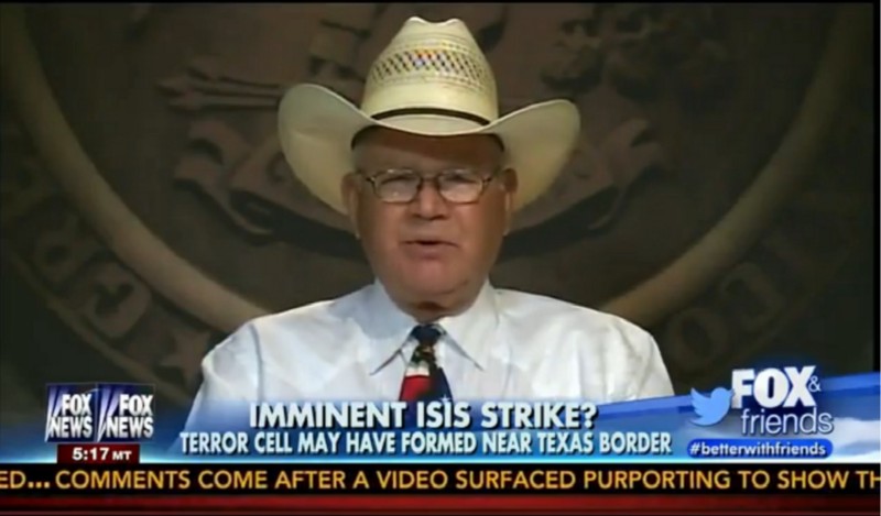 Texas Sheriff Gary Painter CREDIT: SCREENGRAB