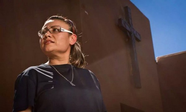 Rosa Imelda Robles Loreto began taking sanctuary at Southside Presbyterian Church in Tucson, Arizona in August 2014. CREDIT: Lamp Left Media