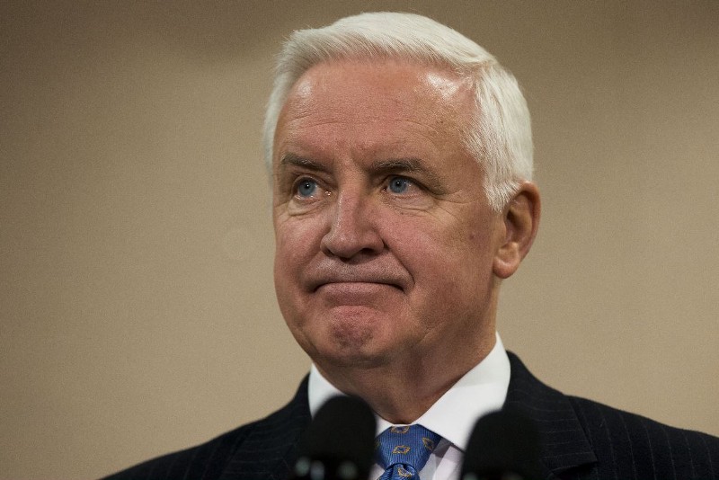 Pennsylvania Gov. Tom Corbett (R) CREDIT: AP PHOTO/MATT ROURKE