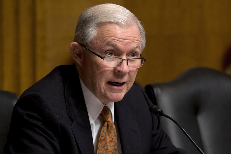 Sen. Jeff Sessions, R-Ala., asks a question during a Senate Judiciary Committee hearing about immigrant women and immigration reform on Capitol Hill in Washington, Monday, March 18, 2013. CREDIT: AP PHOTO/JACQUELYN MARTIN