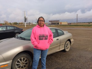 Donita Laudner represents the Crow Creek Sioux reservation as a Buffalo County Commissioner. CREDIT: Kira Lerner