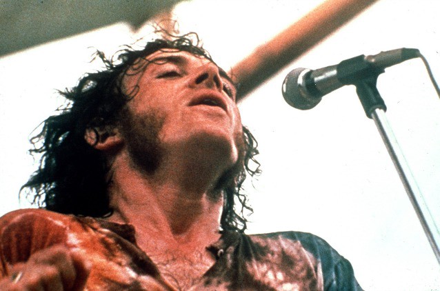 Joe Cocker performs at the Woodstock Festival of Arts and Music in Bethel, New York, August 1969. CREDIT: AP