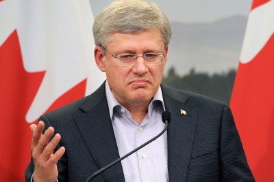 Canadian Prime Minister Stephen Harper. CREDIT: AFP Photo / Ben Stansall
