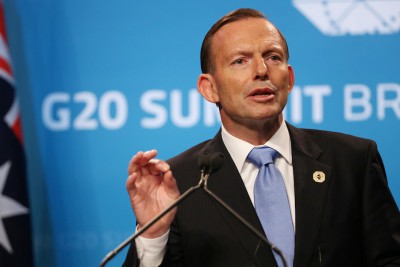 Australian Prime Minister Tony Abbott. CREDIT: AP Photo / Rob Griffith