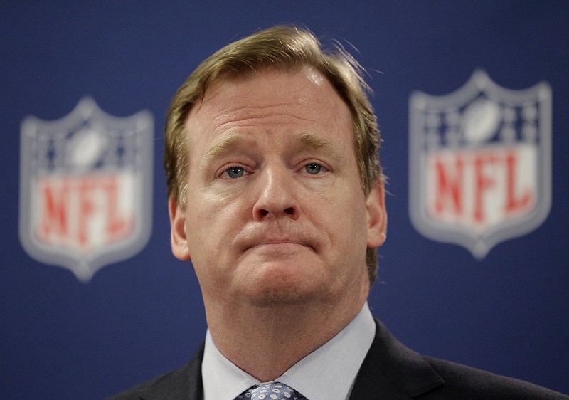 NFL commissioner Roger Goodell CREDIT: (AP PHOTO/DAVID GOLDMAN, FILE)
