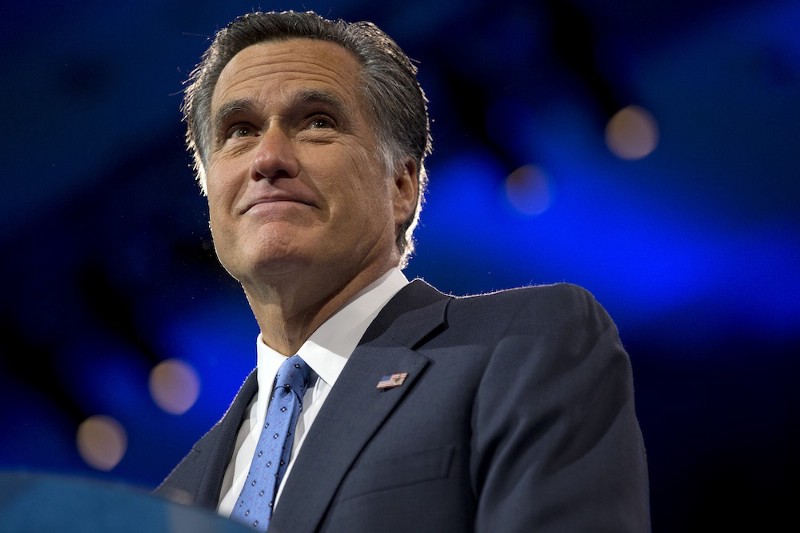 Former Republican presidential nominee Mitt Romney CREDIT: AP