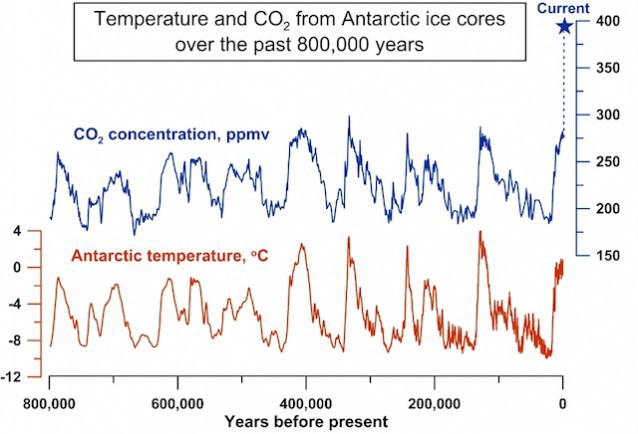 Climate change’s actual instructive past: When the globe starts warming (due to some external forcing), greenhouse gases like CO2 act as an amplifier, creating rapid warming. CREDIT: Harvard/Jeremy Shakun