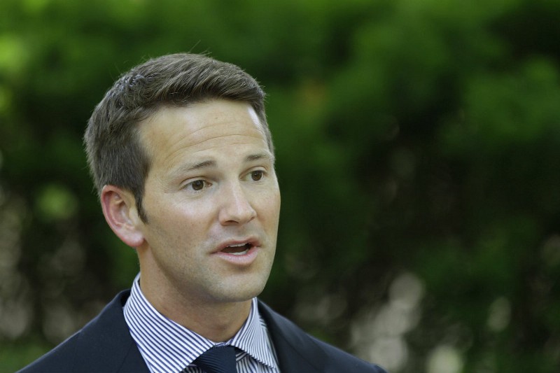Rep. Aaron Schock (R-IL) CREDIT: AP PHOTO/SETH PERLMAN