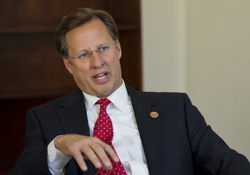 Rep. Dave Brat (R-VA) could go down in defeat on Tuesday, marking the first time since 1968 that his district is represented by someone other than a Republican. CREDIT: AP/MANUEL BALCE CENETA