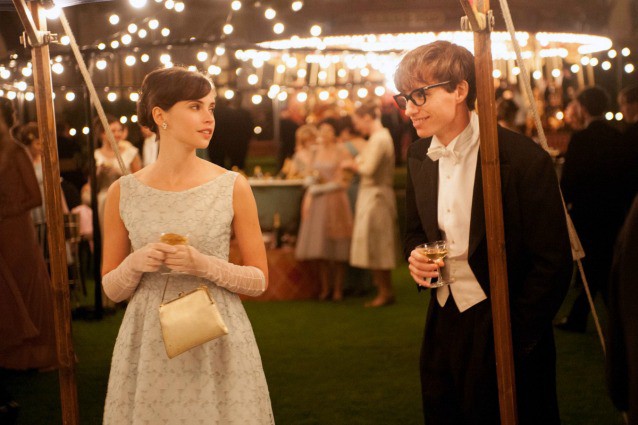 Felicity Jones and Eddie Redmayne in “The Theory of Everything.” CREDIT: Focus Features/The Theory of Everything