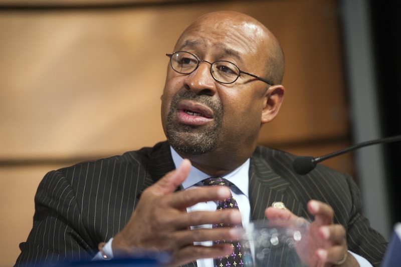 Philadelphia Mayor Michael Nutter (D) CREDIT: AP/CLIFF OWEN