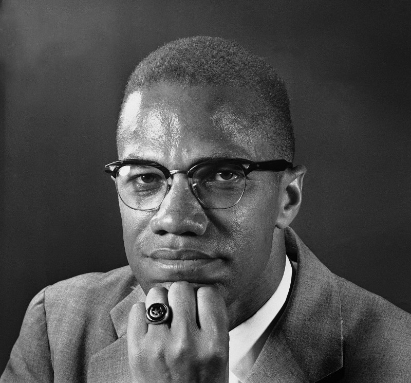Black Muslim leader and Chairman of the Organization for Afro American Unity, Malcolm X, is shown at London Airport, Feb. 9, 1965. CREDIT: AP PHOTO/VICTOR BOYNTON