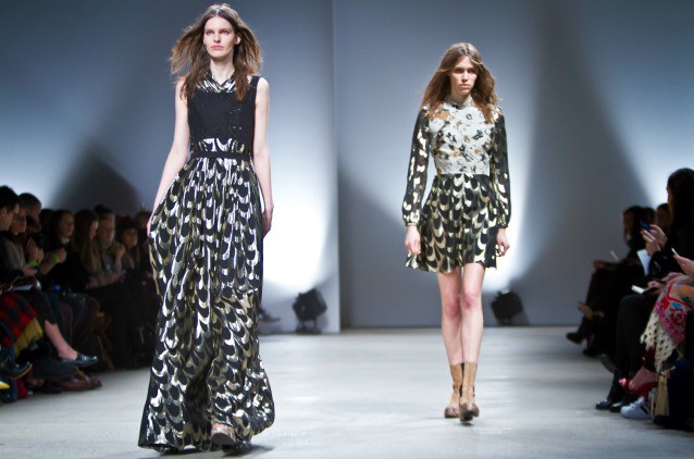 Creatures of the Wind Fall 2015 collection is modeled during Fashion Week on Thursday, Feb. 12, 2015. CREDIT: AP Photo/Bebeto Matthews