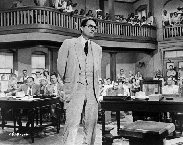 Gregory Peck as Atticus Finch in “To Kill a Mockingbird.” CREDIT: AP