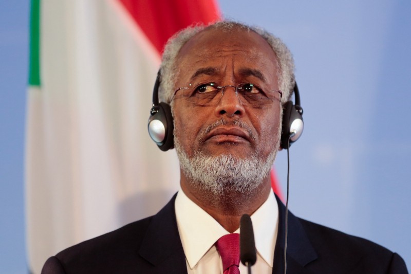 Sudan Foreign Minister Ali Ahmed Karti at a news conference in Berlin, June 4, 2014 CREDIT: AP PHOTO/MARKUS SCHREIBER