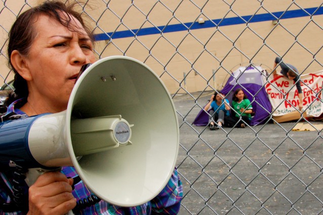 Affordable housing protesters in San Francisco CREDIT: Brooke Anderson/Flickr