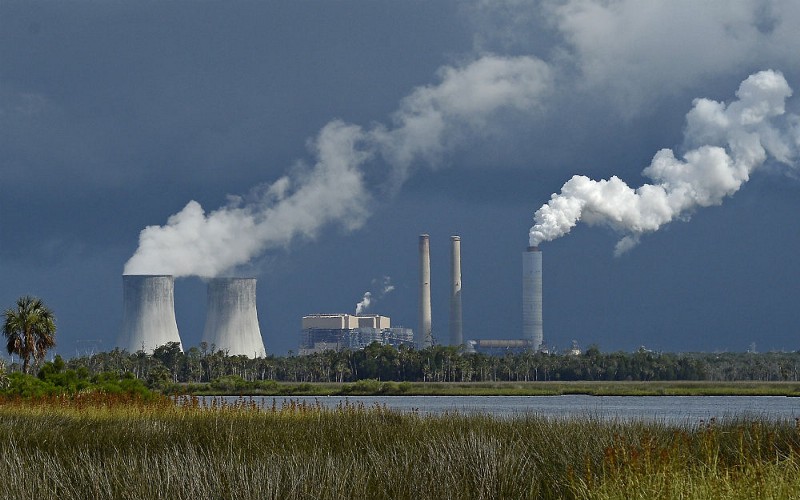 This June 27, 2013 file photo shows Duke Energy’s Crystal River nuclear power plant in Citrus County, Fla. CREDIT: AP PHOTO/PHIL SANDLIN, FILE