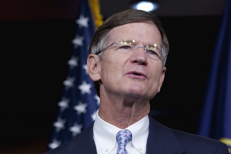 Rep. Lamar Smith, R-Texas, head of the House Committee on Science, Space and Technology. CREDIT: AP PHOTO/DREW ANGERER