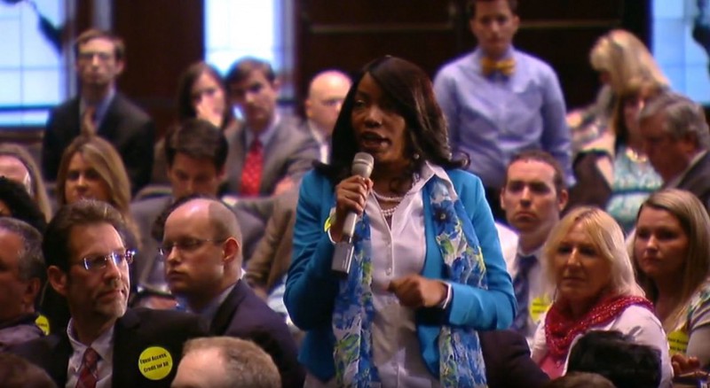 The initial outline of federal payday lending regulations met stiff resistance in Richmond on Thursday. Industry supporters wearing yellow “Credit For All” stickers repeatedly decried the effort to curb the industry’s abuses.