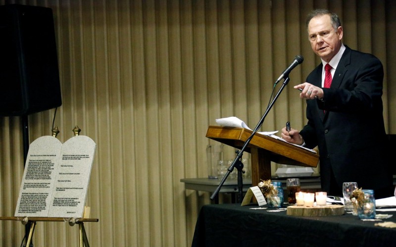 Alabama Chief Justice Roy Moore CREDIT: AP