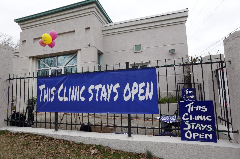 The last abortion clinic left in Mississippi CREDIT: AP PHOTO/ROGELIO V. SOLIS