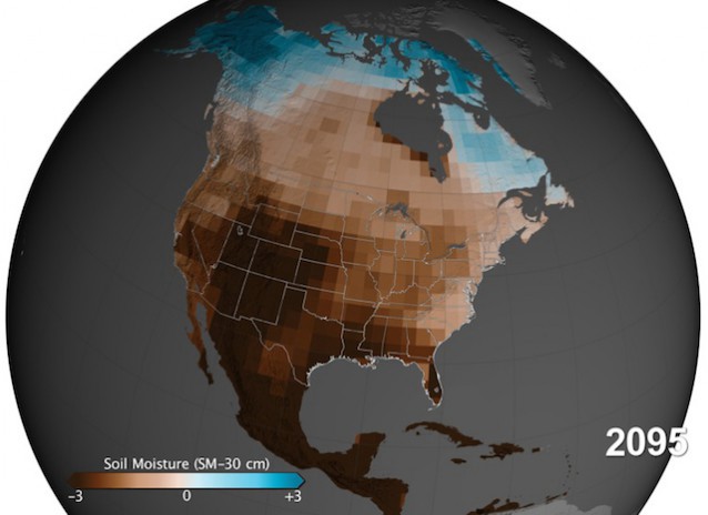 If we stay near our current path of CO2 emissions, we will turn the normal climate of much of the country and world into “severe drought.”