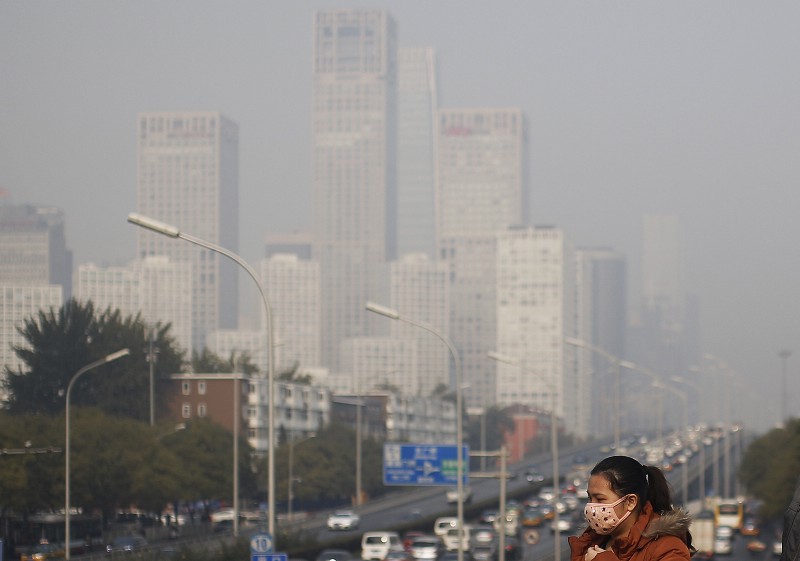Beijing air pollution is some of the worst in China. CREDIT: AP PHOTO/ANDY WONG