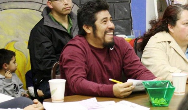 Constantino Morales (center) CREDIT: Iowa Citizens for Community Improvement