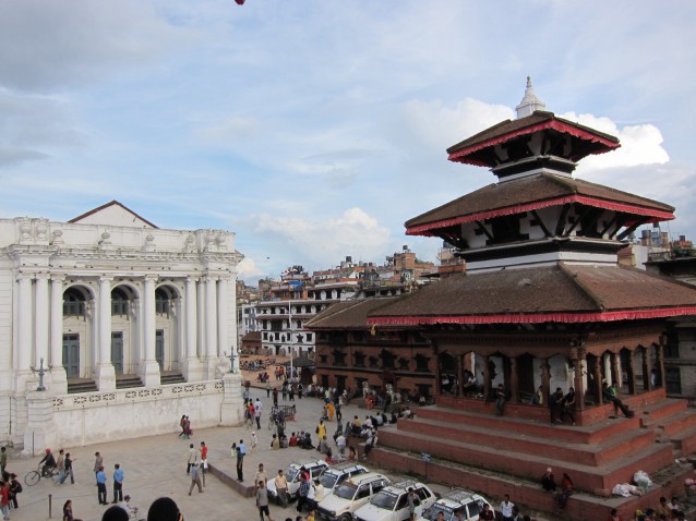 A view of the religious site Basantapur Durbar Square before the earthquake struck. CREDIT: Wikimedia Commons