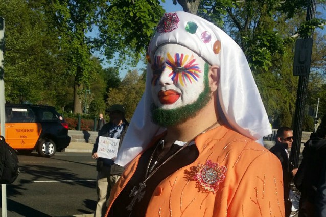 One of the Sisters of Perpetual Indulgence CREDIT: ThinkProgress/Igor Volsky