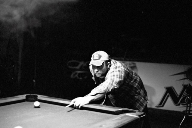 A patron of T’z pub CREDIT: Scott Rodd