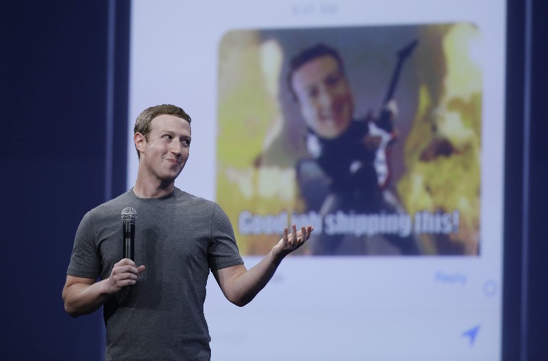 Facebook CEO Mark Zuckerberg CREDIT: AP PHOTO