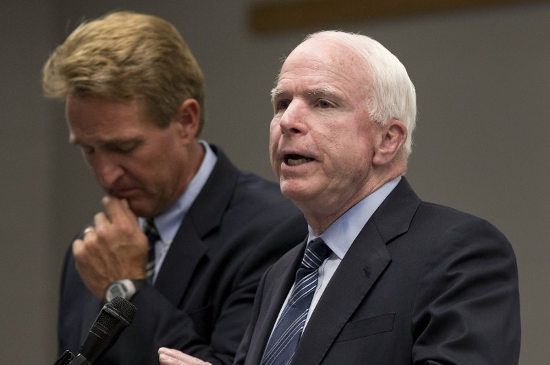 U.S. Senator John McCain is just one of many who’ve made crazy statements against protecting national parks and wildlife. CREDIT: AP PHOTO/JULIE JACOBSON